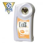 數(shù)字豆奶折射儀PAL-27S測(cè)量范圍：豆奶: 0.0 至 20.0 %；測(cè)量準(zhǔn)確度：豆奶: ±0.2 %；溶解值：豆奶: 0.1 %;可在屏幕上直接顯示豆?jié){濃度,可用水清洗.

