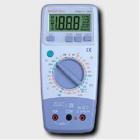 顯 示 器：最大顯示數(shù)1999，字高20mm;可以測量:直流電壓;交流電壓;直流電流;交流電流;電阻;電容,頻率;溫度,占空比;帶蜂鳴器通斷測試;二極管測試;晶體管hFE測試. 