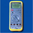 直流電壓； 交流電壓；直流電流；交流電流；電阻;電容；頻率；帶蜂鳴器通斷測試;二極管測試;晶體管hFE測試. RS232C串行通訊接口． 