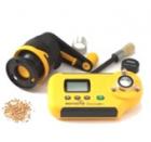 GRN3000 Grainmaster i 糧食谷物溫濕度儀;一個糧食粉碎機-壓縮器，可以快速簡便的測量樣品的濕度。同時還可以提供溫度探頭選件(GRN6046)，用于測量儲存的谷物的溫度；草料捆探(GRN6138)，用于測量草料捆的濕度。