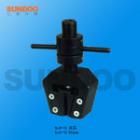 SJJ-100實(shí)驗(yàn)夾具 ,適用范圍：橡膠、各種線纜、打包帶等材料的破壞力、插撥力的試驗(yàn)。 最大負(fù)荷：5000N
 
