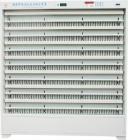 336點(diǎn)/臺(tái) 單面 自動(dòng)檢測(cè)柜,鋰離子、鎳氫、鎳隔二次電池通用型 適應(yīng)多種二次電池，節(jié)約空間和投資,充放電恒流范圍:10～2000mA（鎳氫鎳隔電池放電恒流范圍：50～1200mA）,恒流誤差≤±(0.2％RD＋0.1％FS),恒壓范圍:2.5V～4.5V（鎳氫鎳隔電池不需恒壓充電）恒壓誤差≤±(0.3％HY),電壓采樣范圍:2.5V～5V,電壓采樣誤差≤±(0.2％RD＋0.1％FS),最小終止電流：10～15mA