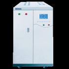 AN97015TSH  單相輸出程控變頻電源 輸出電壓低檔1～150V，高檔1～300V，效率高于85％。輸出容量：15KVA；電路方式：大屏幕液晶（320*240）顯示，IGBT/PWM脈沖寬度調(diào)節(jié)方式；工作方式：普通方式/步階方式（編程）/漸變方式（編程）
