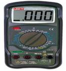 UT51 數(shù)字萬(wàn)用表 直流電壓:200mV-1000V/±(0.5%+1);交流電壓:200mV-750V/±(0.8%+3);直流電流:20mA-10A/±(0.8%+1);交流電流:200mA-10A/±(1%+3);電阻:200W-200MW/±(0.8%+1)
 
