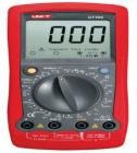 UT106 手持式汽車多用表  直流電壓：200mV-1000V：交流電壓：200V/750V；直流電流：200mA/10A；電阻：200W-20MW；攝氏溫度：-40℃∽1000℃；頻率：2kHz；轉(zhuǎn)速：4CYL/6CYL/8CYL；閉合角：4CYL/6CYL/8CYL
 
