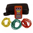 
● 可檢測(cè)頻率40Hz至60Hz，電壓100V至600V以內(nèi)的三相交流電源。 

● 有斷相時(shí)，LED及聲音報(bào)警；順時(shí)針箭頭及LED的點(diǎn)亮順序顯示三相電相序的正、反向。 

● 儀器無(wú)金屬件外露，絕緣性能好，安全可靠。 

● 體積小，重量輕，攜帶方便。


