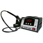 

1. 采用電磁式發(fā)熱芯，高頻渦流加熱，升溫迅速，從室溫至350℃只需20秒，測溫靈敏，回溫迅速。

2.發(fā)熱芯與烙鐵頭分體設(shè)計，焊咀與國際品牌相同，節(jié)省使用成本，更換方便。

3.控溫精確、穩(wěn)定，LED顯示直觀、方便。

4.密碼鎖定功能，防止操作人員誤調(diào)溫度，管理簡單。

5.數(shù)字式校溫，校正準(zhǔn)確。

6.自動休眠功能，非常節(jié)約能源，任意操作喚醒，使用方便。 

7.故障自我檢測功能，維護方便。防靜電設(shè)計

