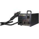 ·傳感器閉合回路控制，溫度精確穩(wěn)定,可安全拆焊

QFP、PLCC、SOP、BGA等對溫度敏感的元器件。

·智能冷卻系統(tǒng)，工作完畢關(guān)機后延時送風(fēng)，風(fēng)溫低于100℃后自動切斷電源。

·采用原裝進(jìn)口發(fā)熱絲，升溫快速，使用壽命長，焊接安全性能好，溫度恒定可調(diào)。

·采用原裝進(jìn)口氣泵、低振動、無噪音設(shè)計、保持工作環(huán)境的清靜。

·防靜電設(shè)計，防止因靜電及漏電而損壞PCB板。
