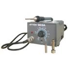 ·采用不銹鋼體發(fā)熱芯，與傳統(tǒng)陶瓷發(fā)熱芯比，延長發(fā)熱芯壽命，測溫頭與烙鐵頭緊密接觸，測溫靈敏，回溫迅速。

·發(fā)熱芯與烙鐵頭分體設(shè)計，焊咀與國際品牌相同，比一體化發(fā)熱體大大節(jié)省了使用成本，烙鐵頭更換方便。

·27V低壓輸出，穩(wěn)定的接地阻抗，絕對能夠保護敏感元件及工作人員的安全。

·手柄設(shè)計輕巧，適合長時間使用。

·特別適用于SMD元件的手工貼裝、返修和普通直插式元器件的焊接，以及其他不同工藝要求的焊接工作。

·溫度鎖定（機械式），防止操作人員誤調(diào)溫度。

