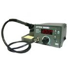 ·采用不銹鋼發(fā)熱芯，與烙鐵頭緊密接觸，測溫靈敏，回溫迅速，且壽命長。

·發(fā)熱芯與烙鐵頭分體設(shè)計，焊嘴與國際品牌相同通用，節(jié)省使用成本，更換方便。

·采用單片機控制，控溫精確、穩(wěn)定。

·旋鈕調(diào)節(jié)輸入數(shù)據(jù)、數(shù)碼管顯示、操作方便快捷，顯示直觀。

·智能化插卡溫度管理，防止操作人員誤調(diào)溫度，保證生產(chǎn)工藝。

·數(shù)字式校溫，校正準(zhǔn)確。
